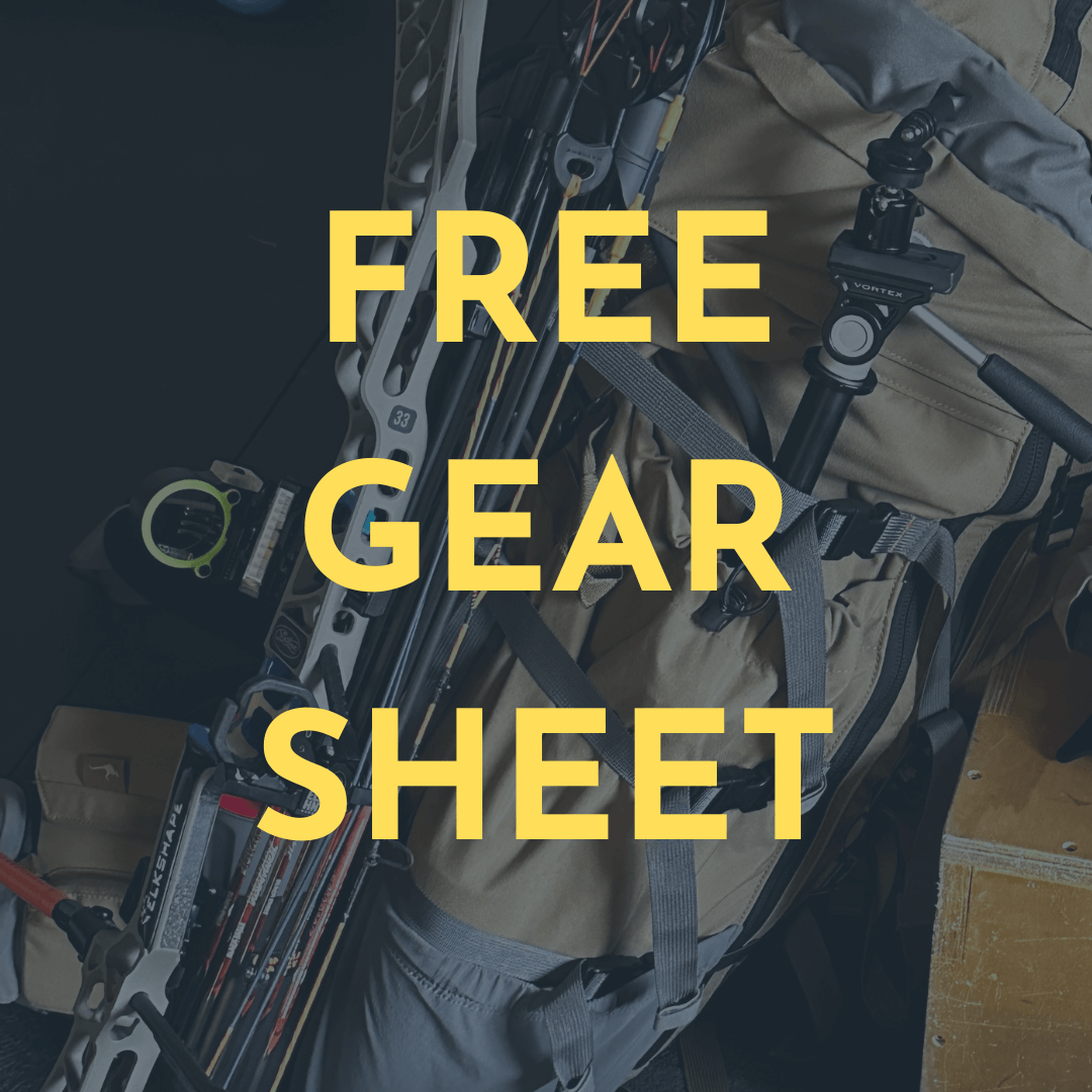 Gear Checklist + Pack Weight Calculator for Backpack Hunting – Relentless Raghorn